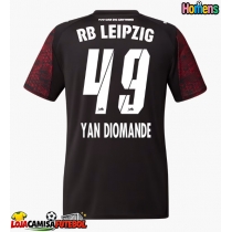 Camisa de Futebol RB Leipzig Yan Diomande #49 Equipamento Alternativo 2025-26 Manga Curta